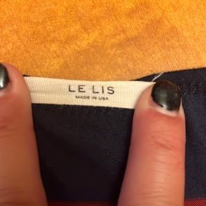 Le Lis striped shirt 3/4sleeve